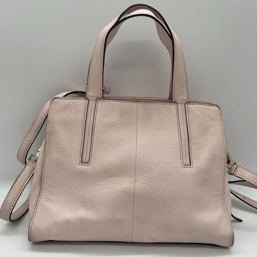 Kate‎ Spade Dominique Pink Leather Street Pebble Purse Handbag Shoulder Strap